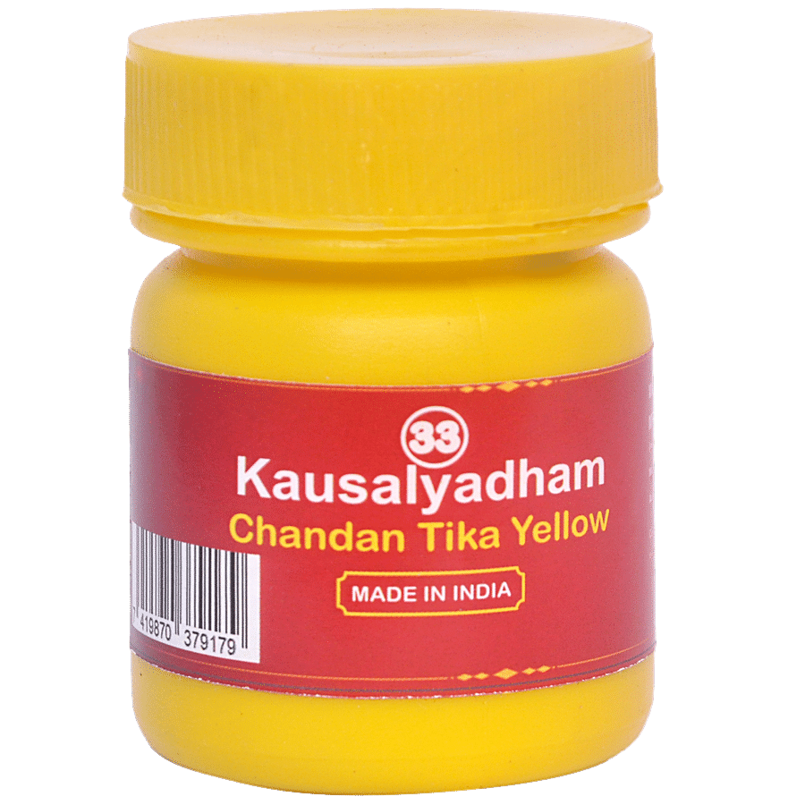 Kausalyadham Chandan Tika - Yellow Gella