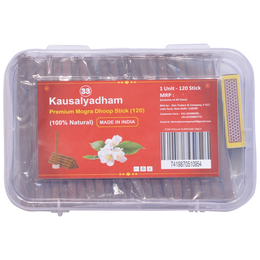 Kausalyadham Premium Mogra Dhoop Stick