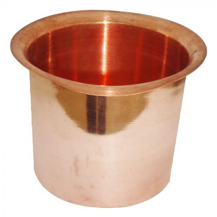 Om Bhakti Copper Panch Patra - Medium