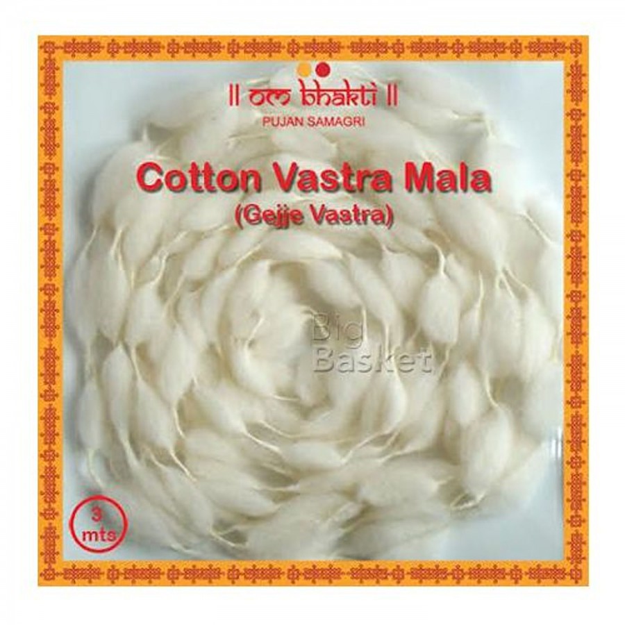 Om Bhakti Cotton Vastra Mala (Gejje Vastra)