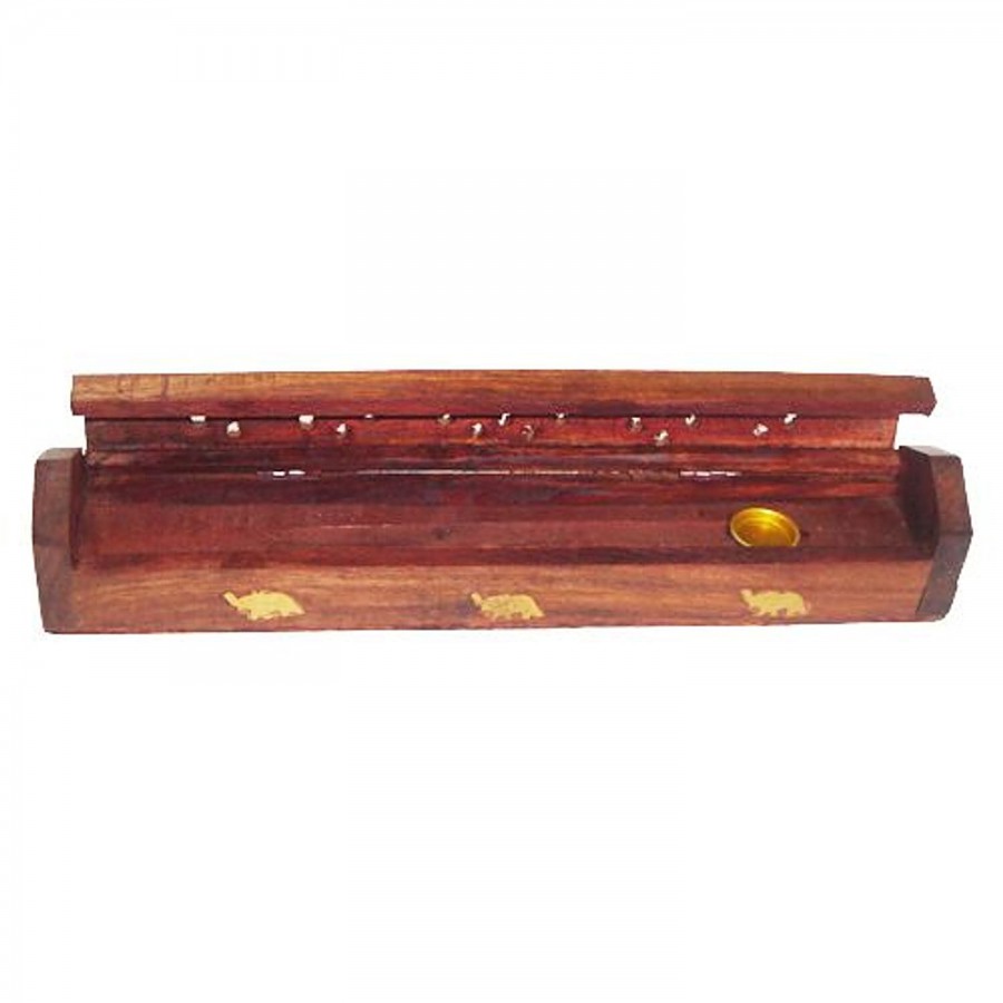 Om Bhakti Wooden Stand - Agarbatti