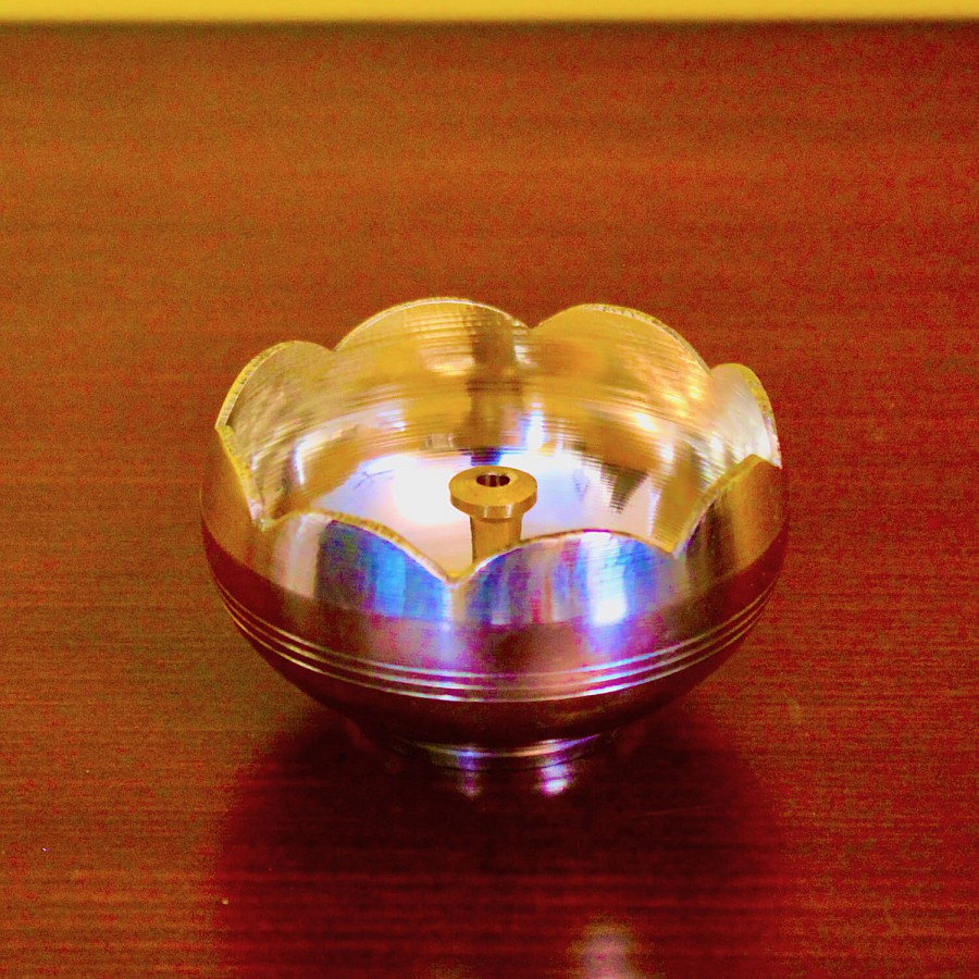 Prime-Metal Brass Kamal Diya - Elegant