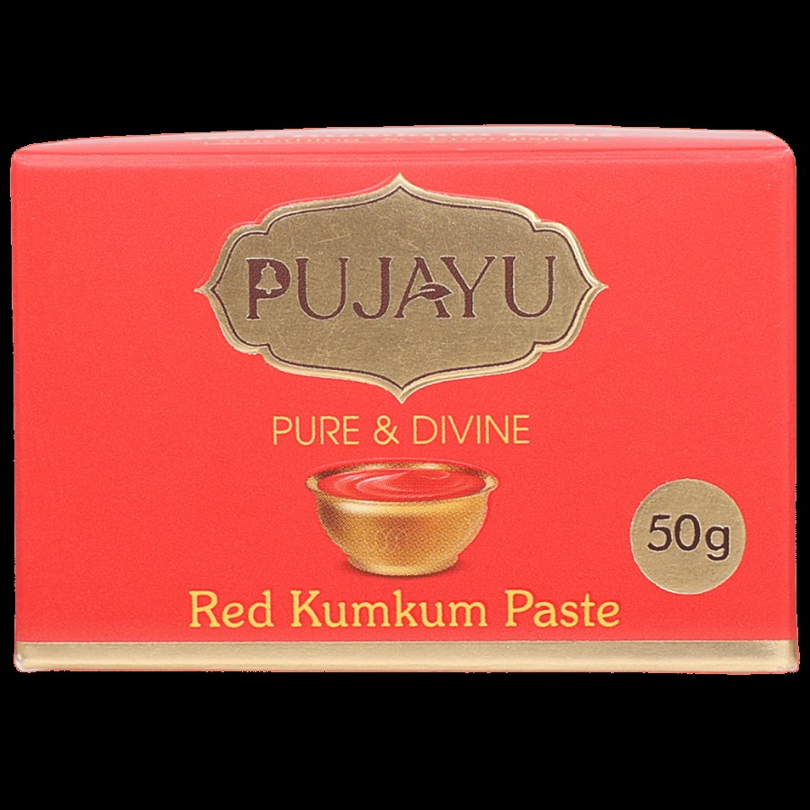 Pujayu Pure & Divine Red Kumkum Paste