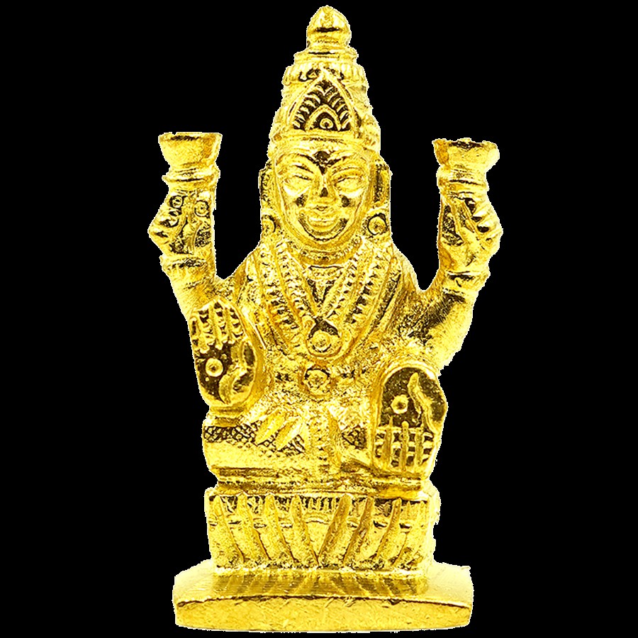 Shubhkart Laxmiji Murti - Pure Brass