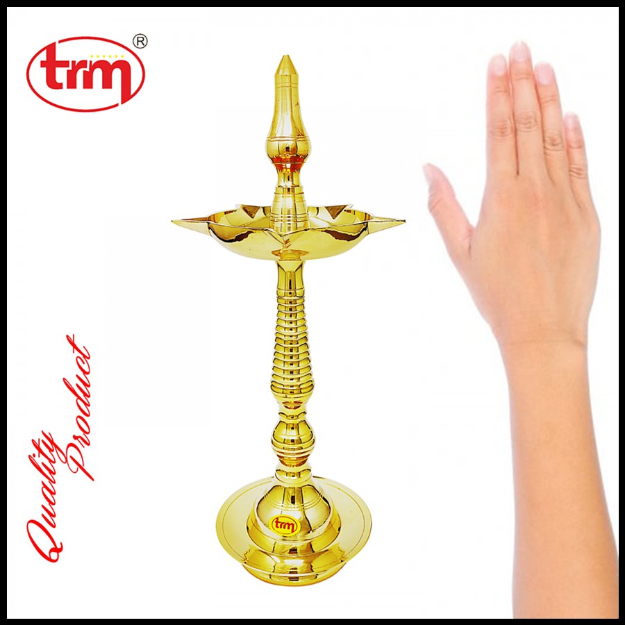 Trm Kerala Pooja Diya Stand - Fancy