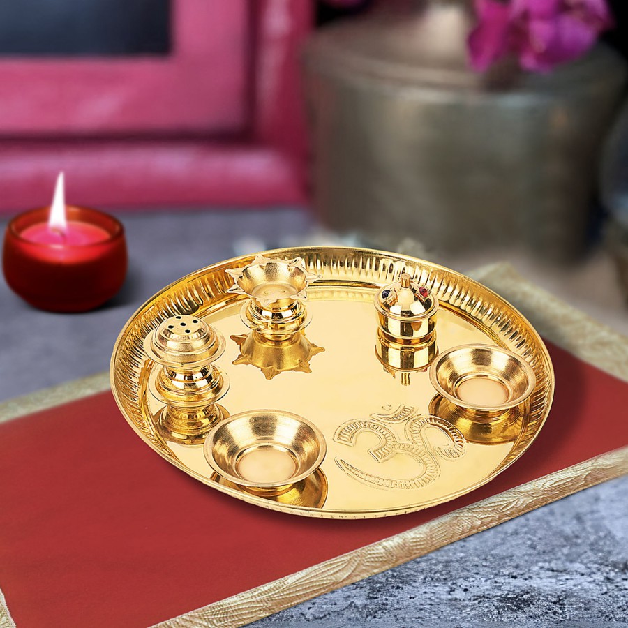 Decan Puja Thali With Accessories - Jyoti