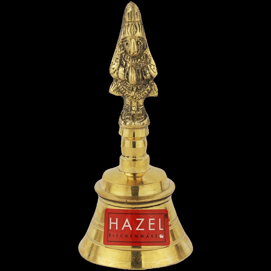 Hazel Brass Ganti Hanuman - Golden