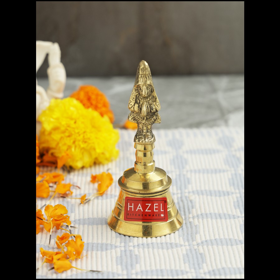 Hazel Brass Ganti Hanuman - Golden