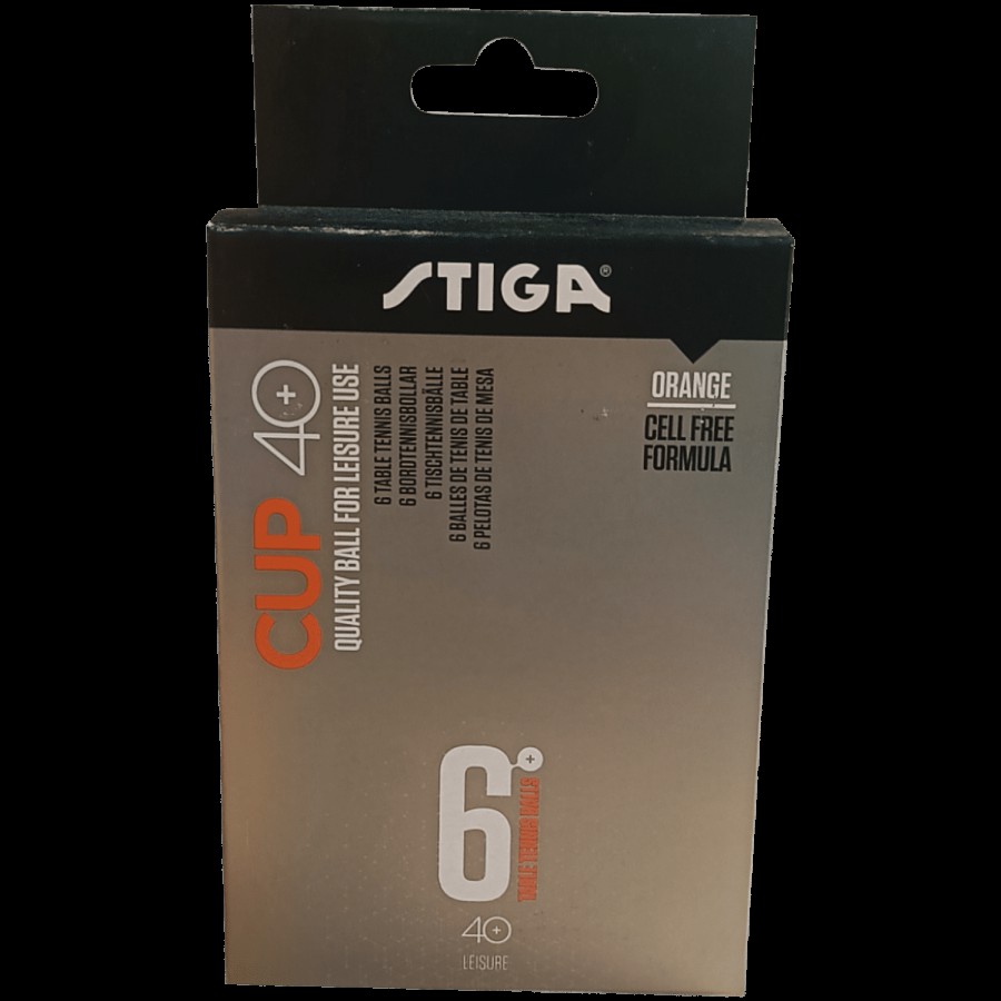 Stiga Table Tennis Balls - Orange Colour