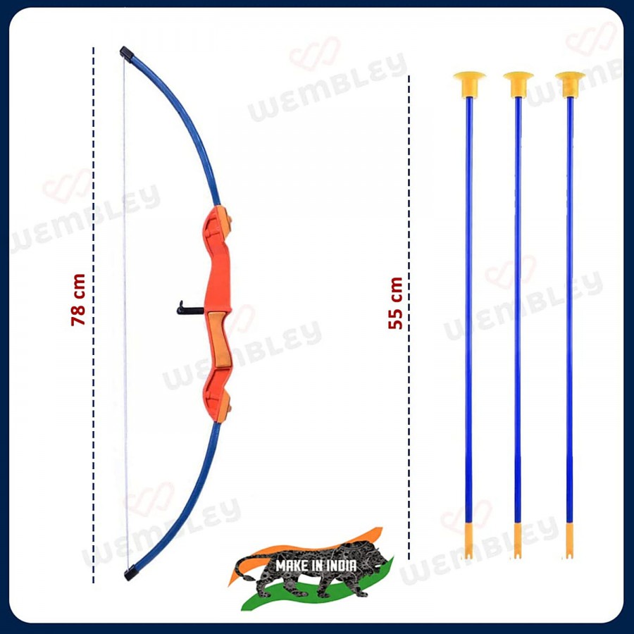 Wembley Bow & Arrow Archery Set - With Suction Arrows