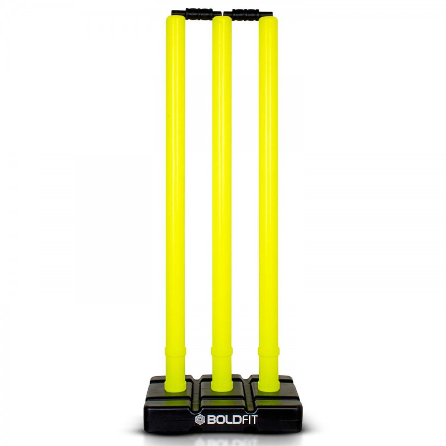 Boldfit Cricket Stumps With Stand & Bails