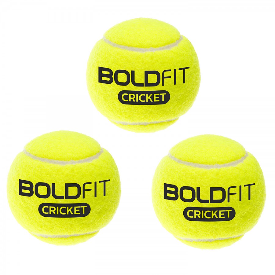 Boldfit Tennis Cricket Ball Standard Hard - Green