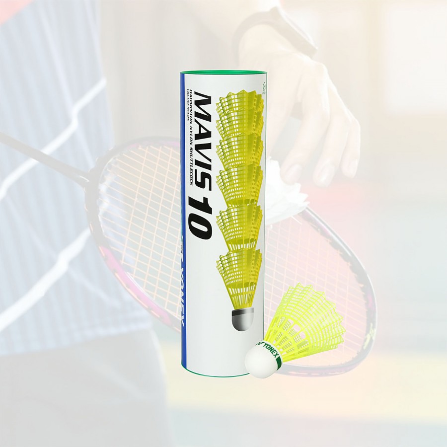 Yonex Mavis 10 Badminton Shuttle Cock - Yellow