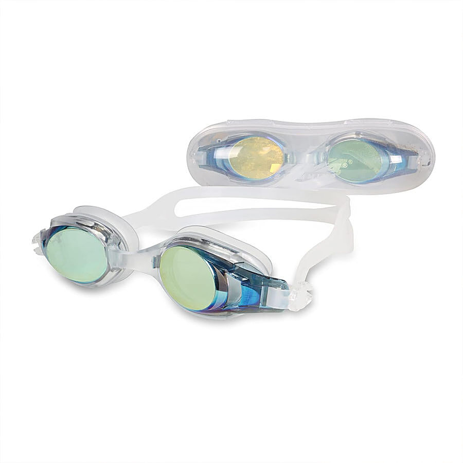 VIVA SWIMMING Flash Swimming Goggles - Silicone Mirror With Double Silicone Strap