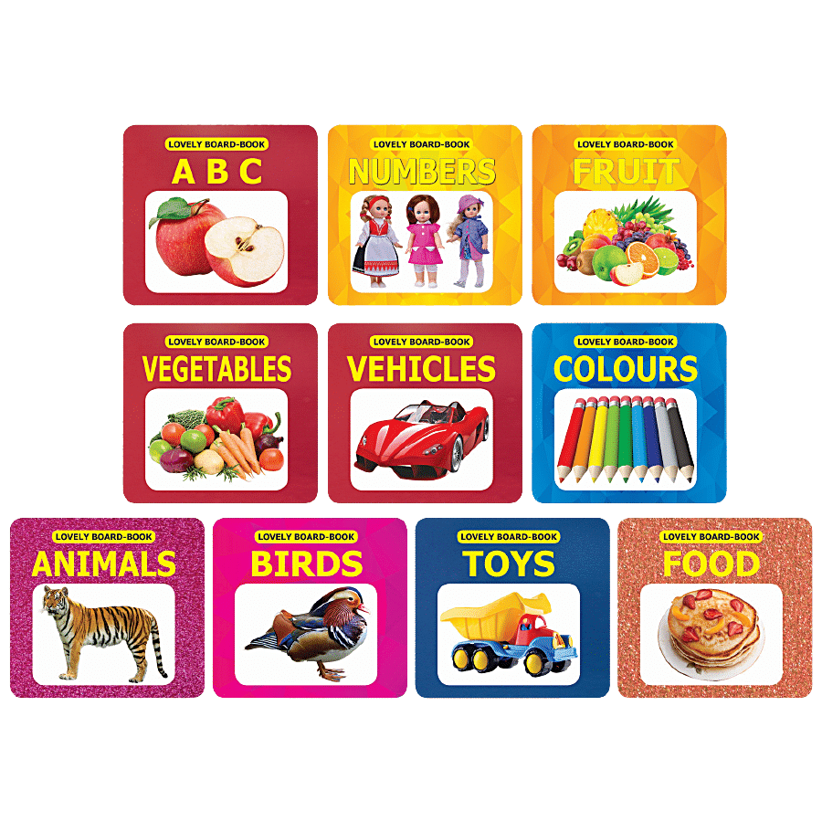 Dreamland Lovely Board Books Gift Pack - Children Early Learning