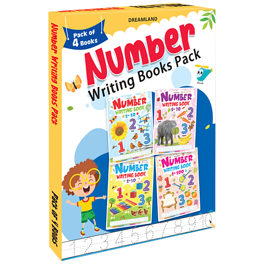 Dreamland Number Writing Book - Children Early Learning