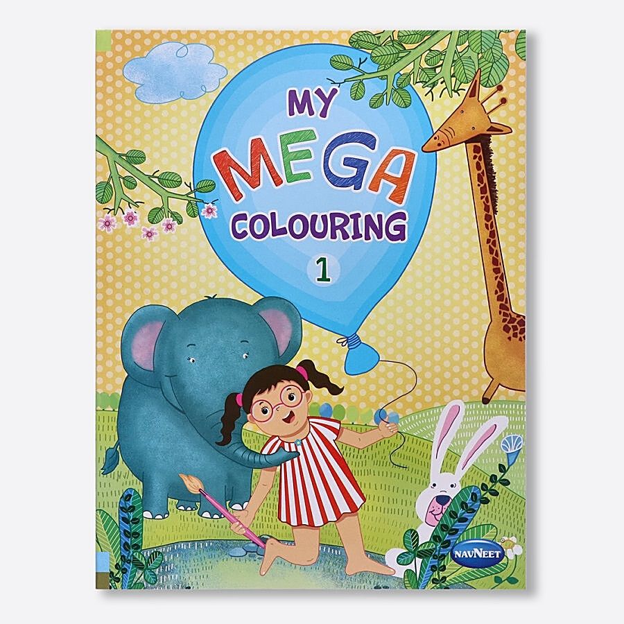 Navneet My Mega Colouring Book 1 - For Kids