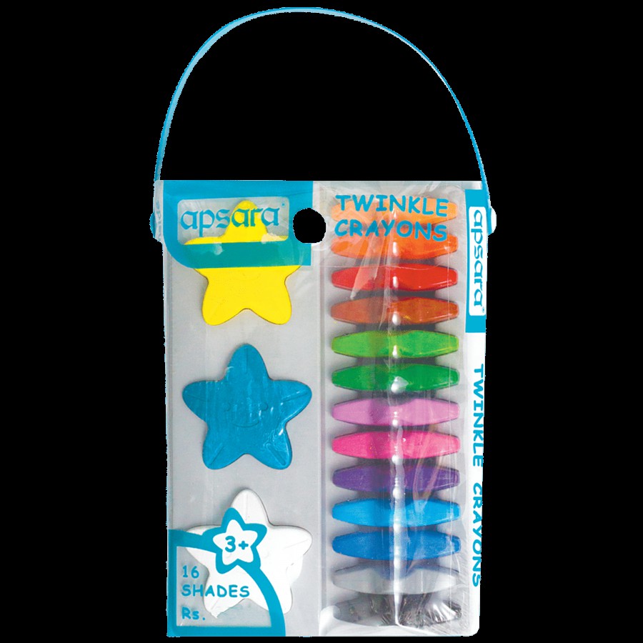 Apsara Twinkle Crayons - Easy To Use