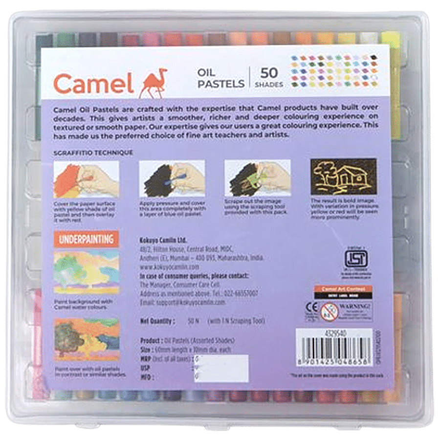 Camel Oil Pastel Colours - Rich & Smooth