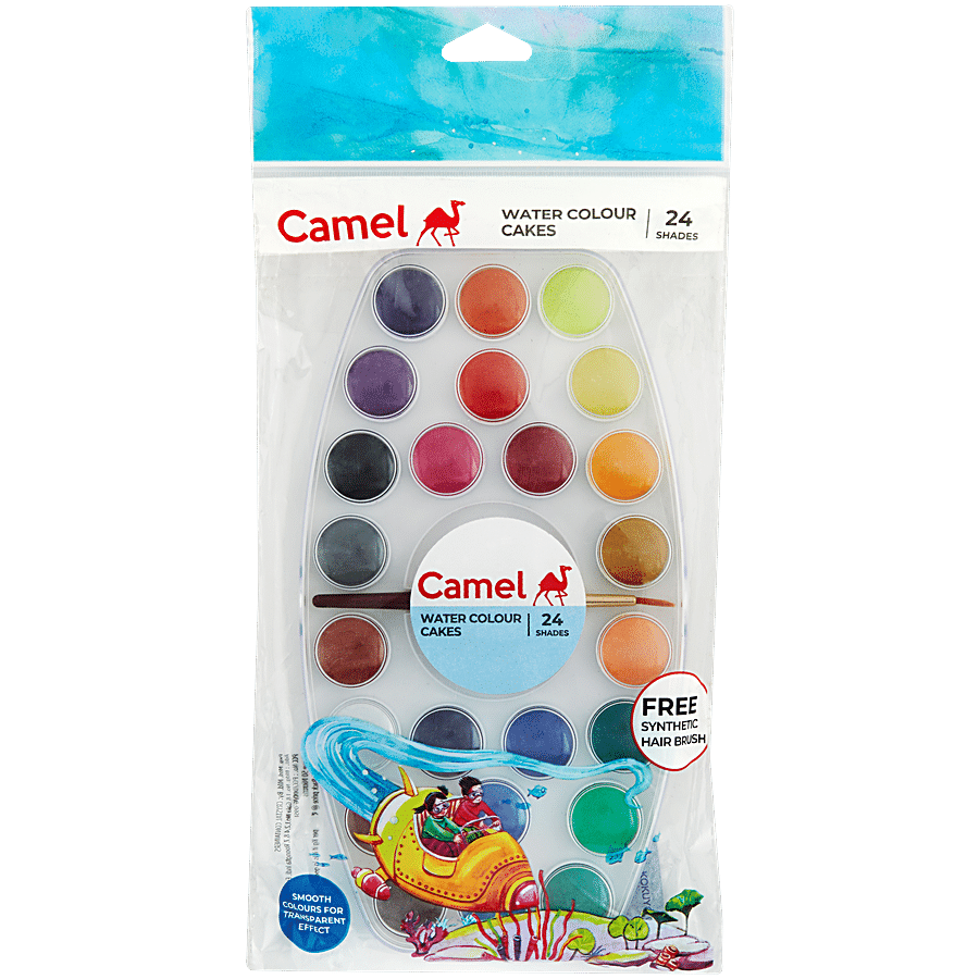 Camel Water Colour Cakes - 24 Shades