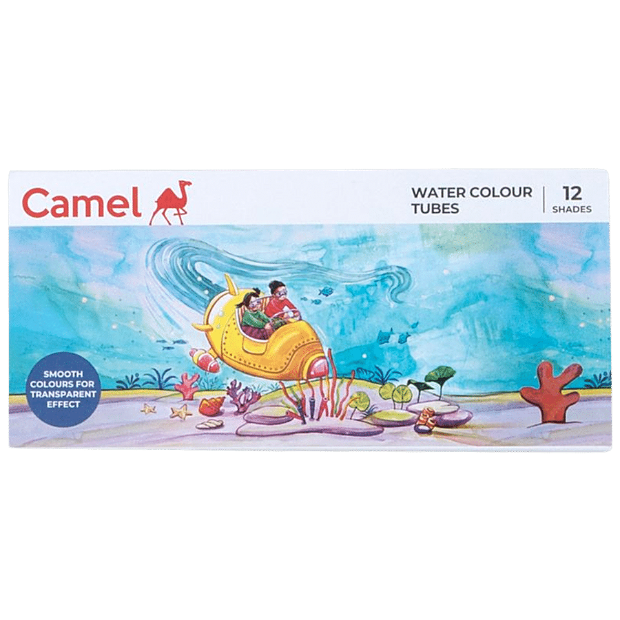 Camel Water Colour Tubes - 12 Shades