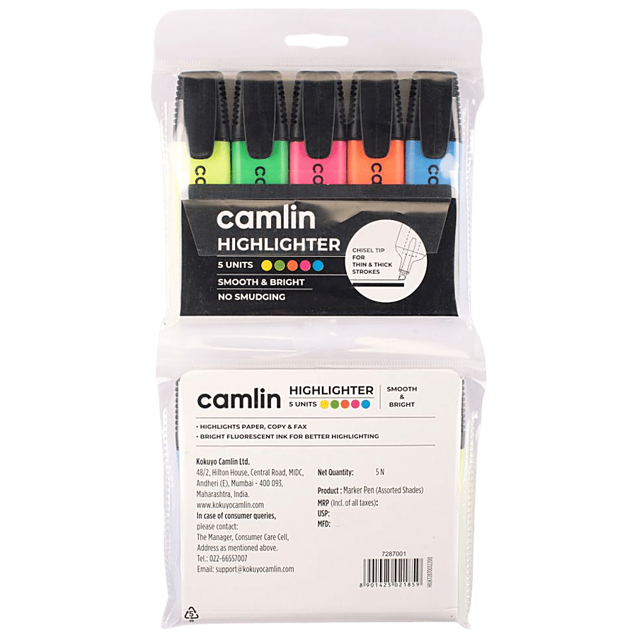 Camlin Highlighters - Smooth & Bright