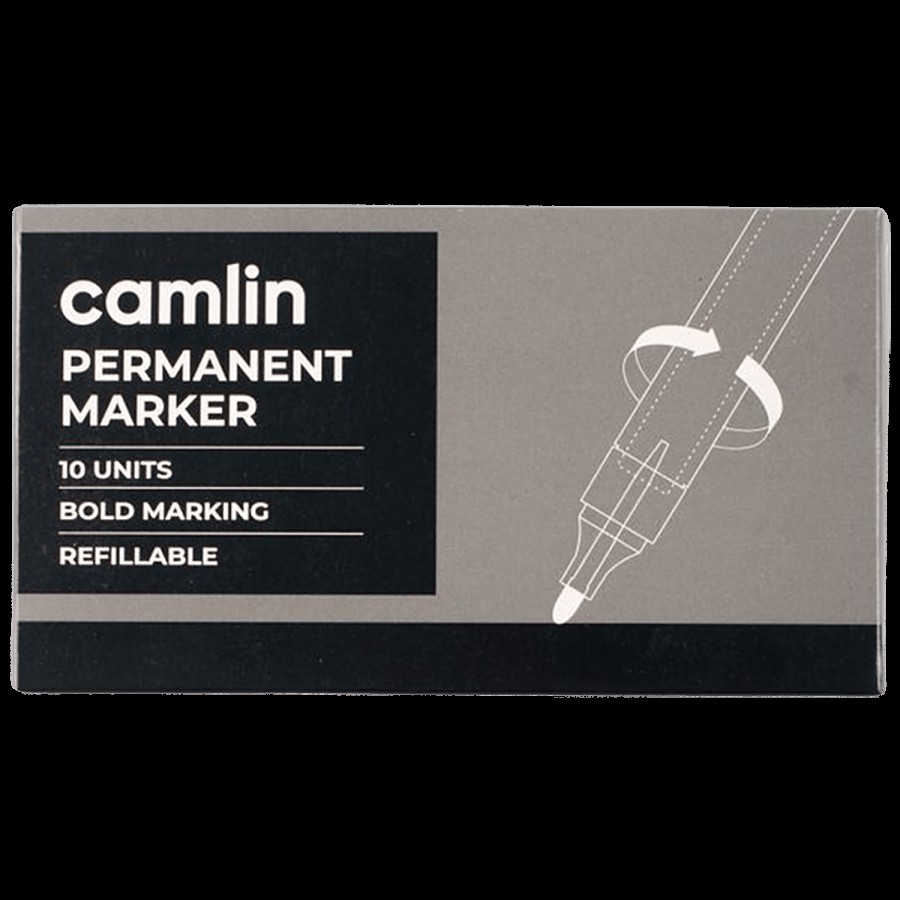 Camlin Permanent Marker Pen - Black