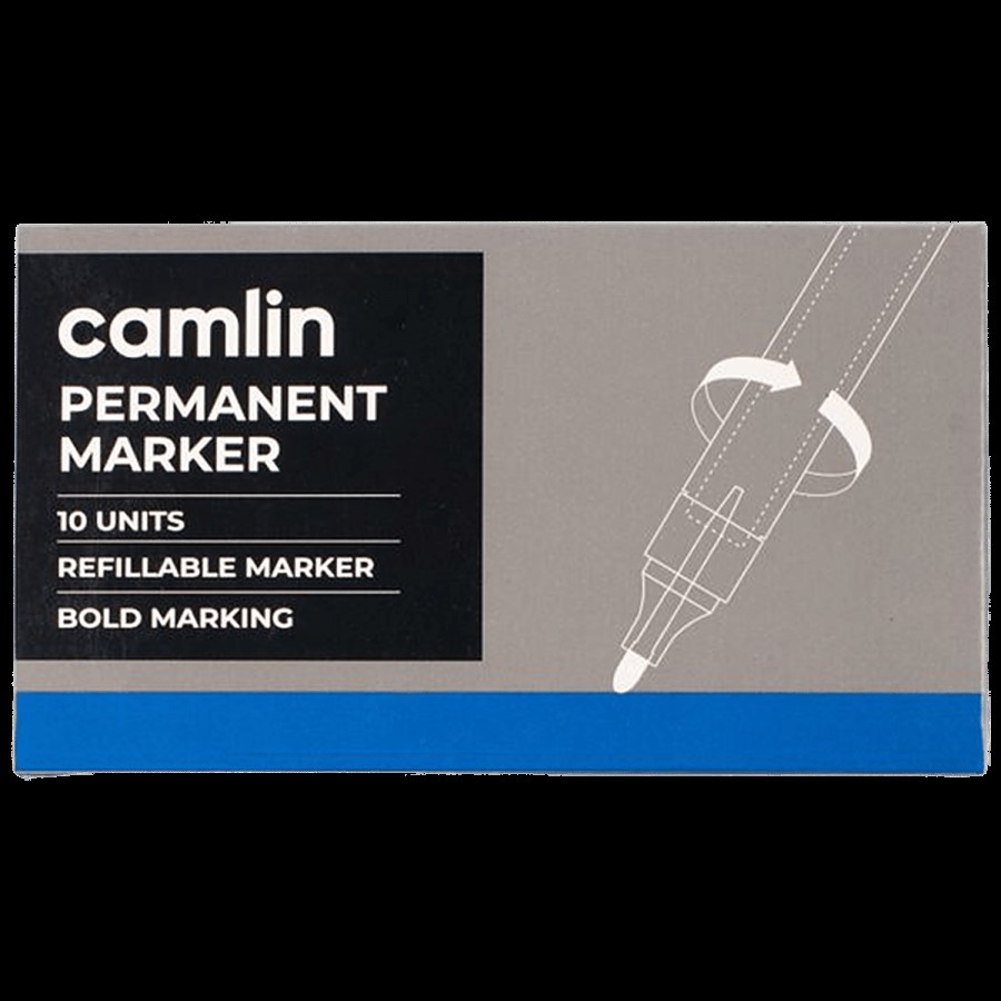 Camlin Permanent Marker Pen - Blue