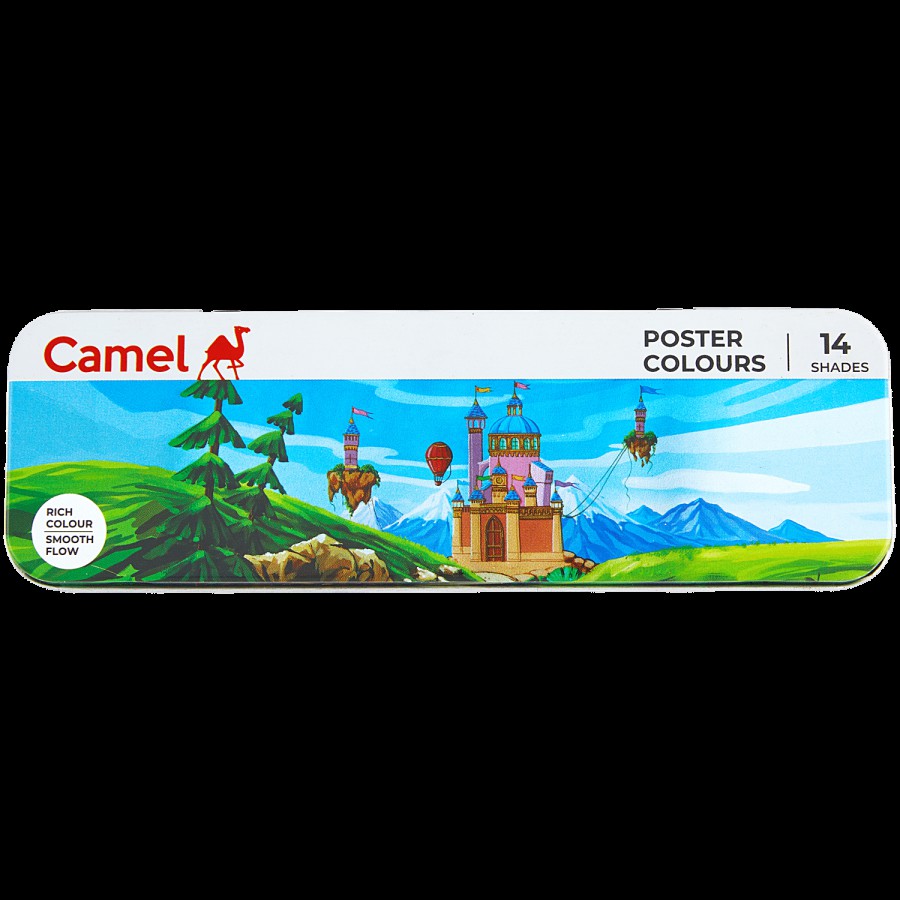 Camlin Student Poster Colour - 14 Shades