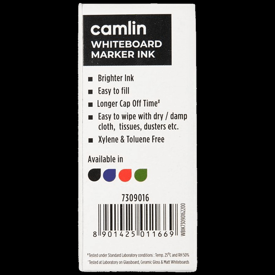 Camlin Whiteboard Marker Ink - For High Visibility