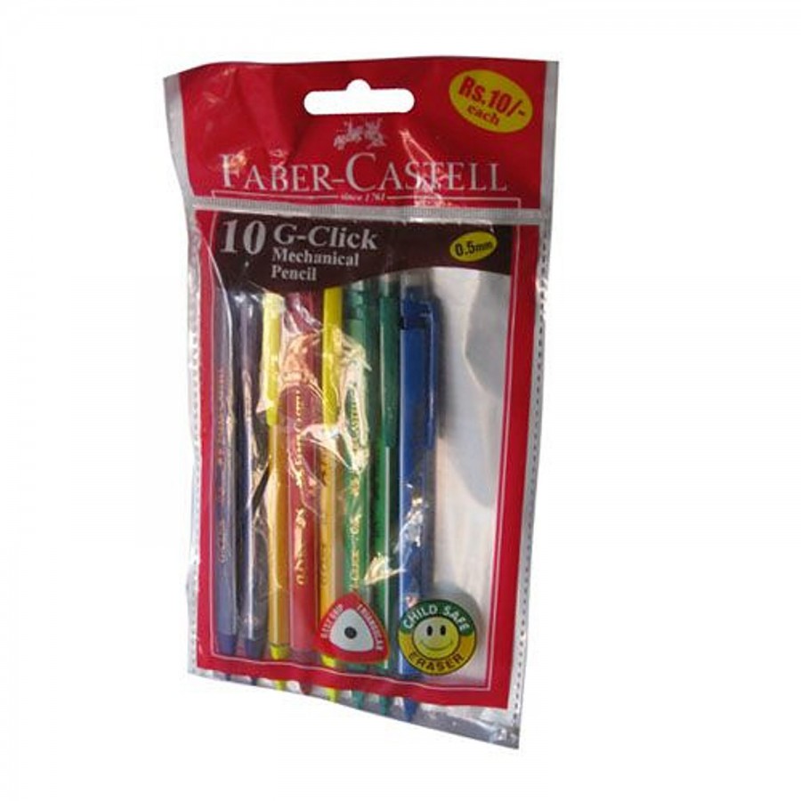 Faber castell 10 G- Click Mecanical Pencil - Assorted Colours