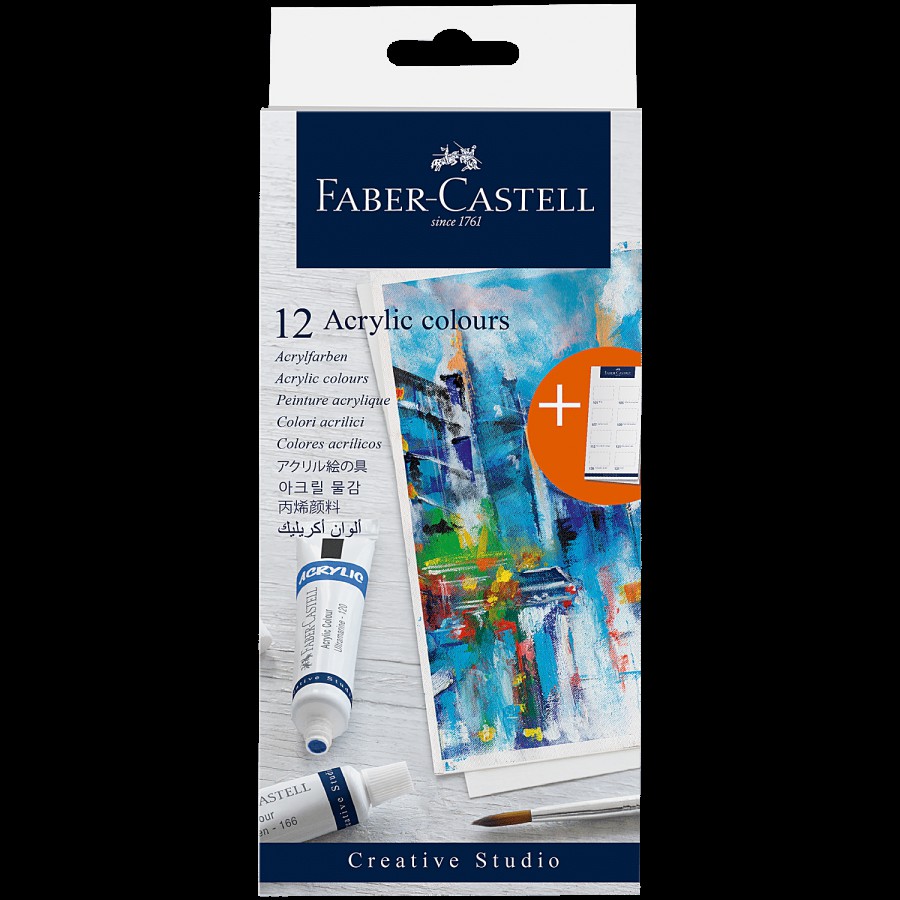 Faber castell Acrylic Colours Highly Pigmented - Creative Studio