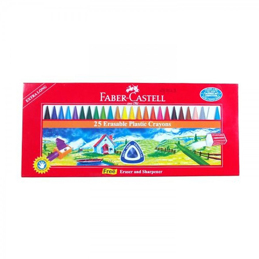 Faber castell Crayons - Erasable Plastic