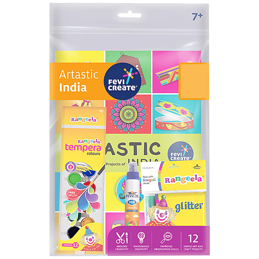 Fevicreate Artistic India - Art & Craft Kit - Enhances Creativity