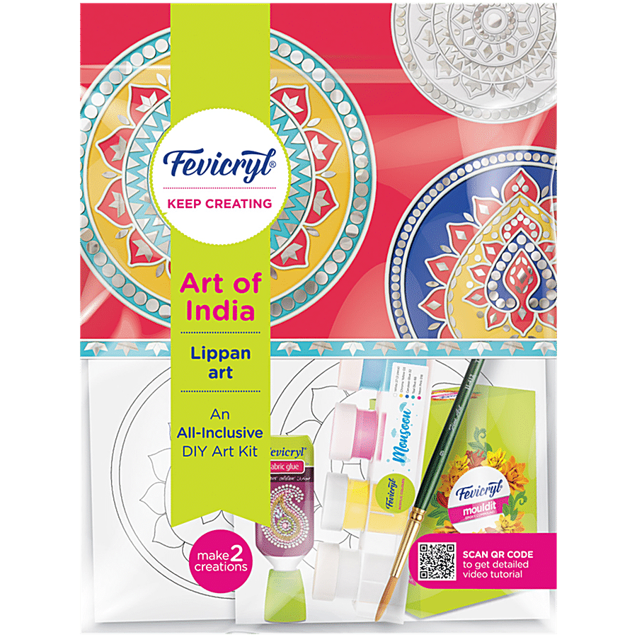 Fevicryl DIY Art of India Lippan Art Gift For Children