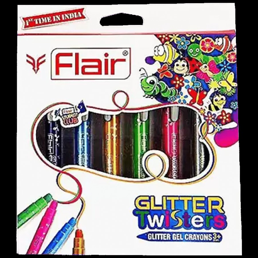 Flair Glitter Twisters butter Gel Crayons