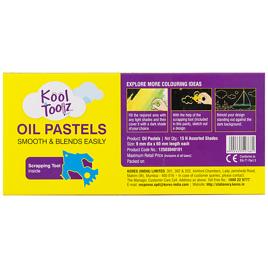 Kores Oil Pastels - 15 shades