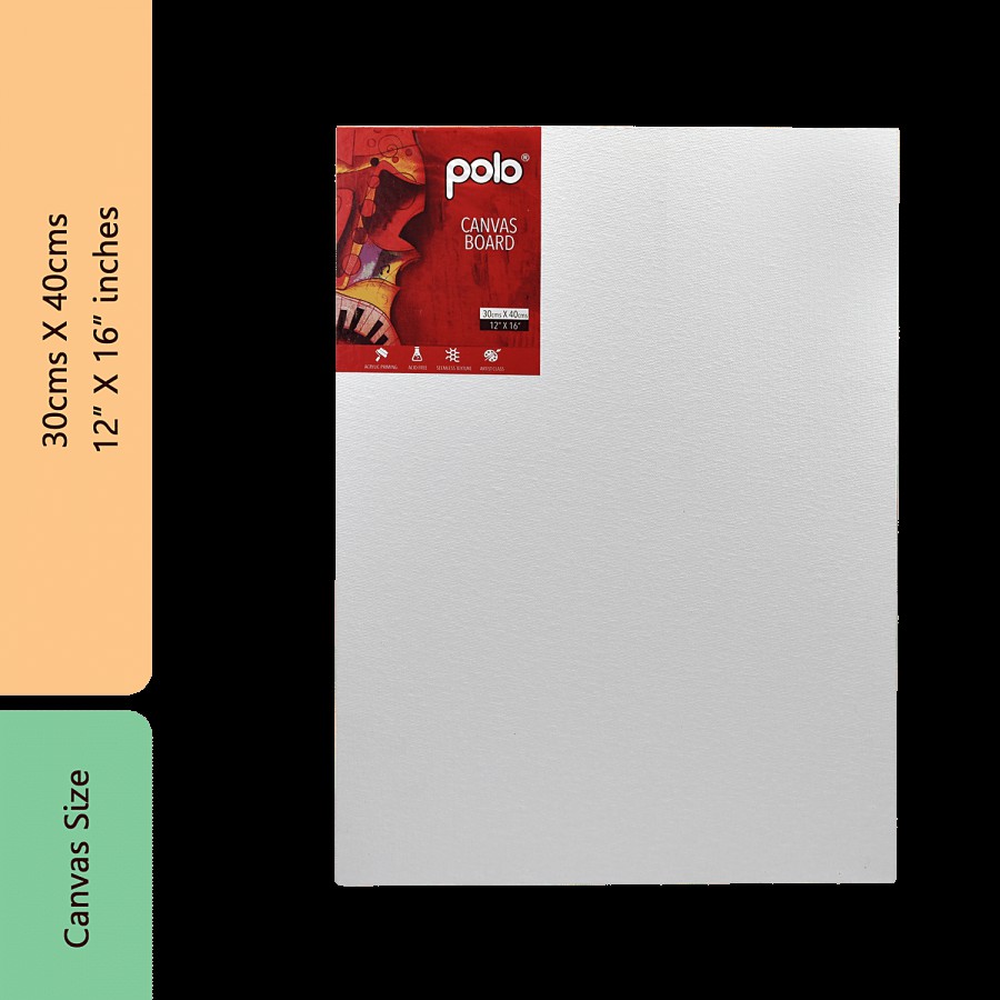 Polo Canvas Board - 30 x 40 cm