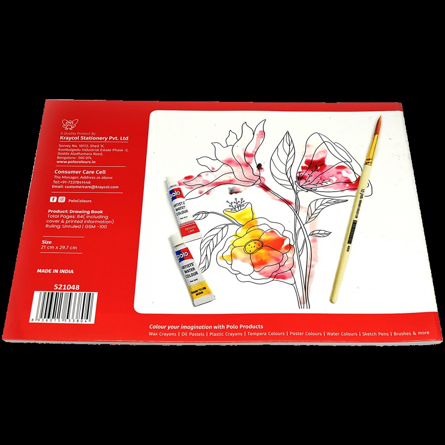 Polo Drawing Book - 64 Pages