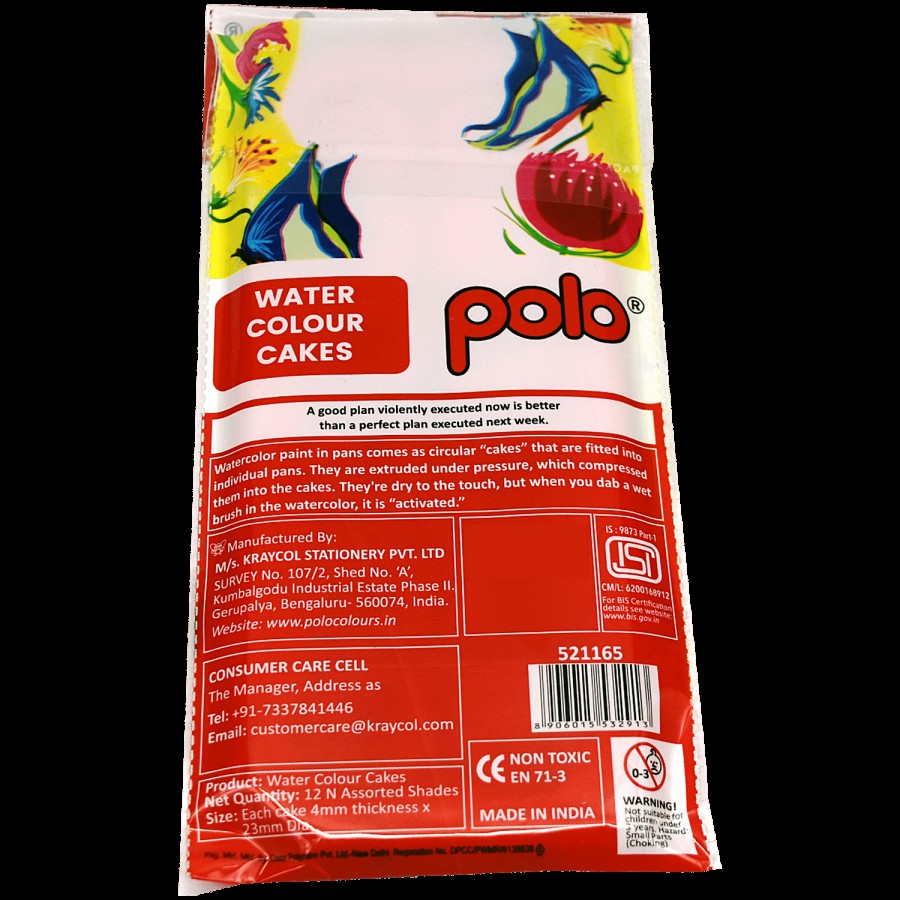 Polo Water Colour - 12 Shades