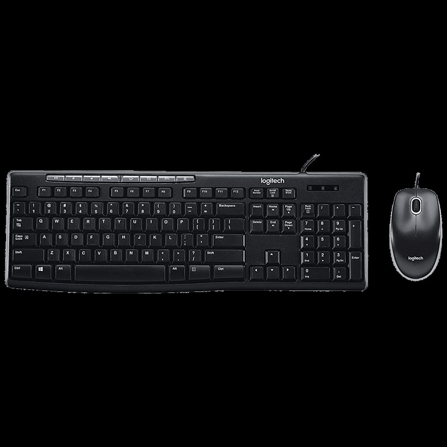 Logitech USB MK200 Keyboard & Mouse