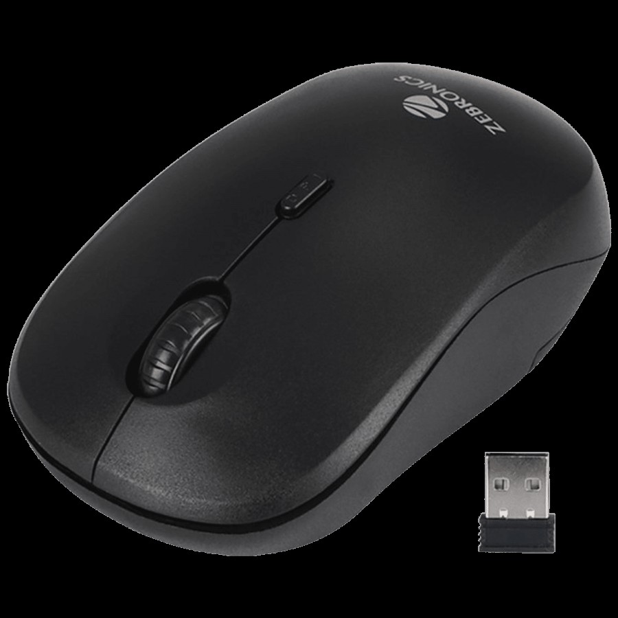 Zebronics Zeb-Bold 2.4GHz Wireless Optical Mouse With High Precision