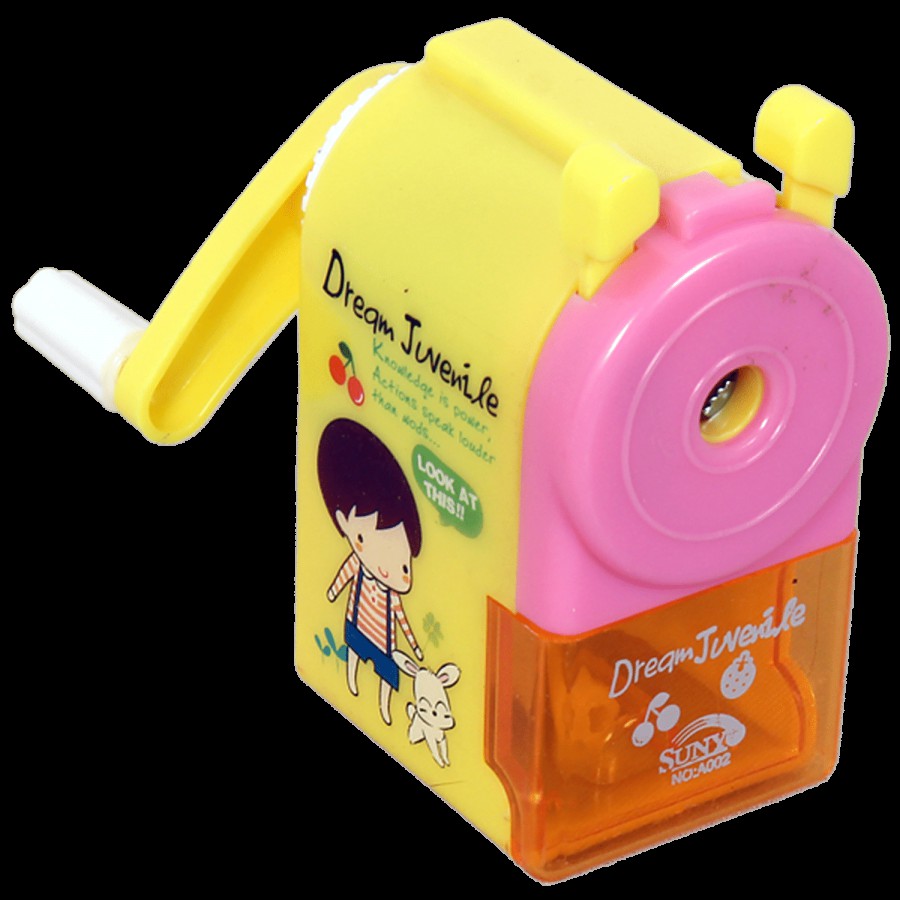 Diamond Little Genius Suny Pencil Sharpener - Plastic