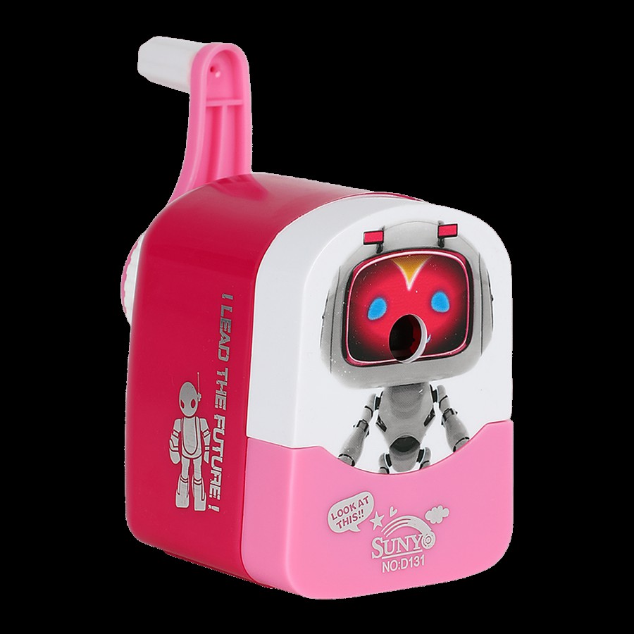 suny Pink Pencil Desktop Sharpener - Plastic