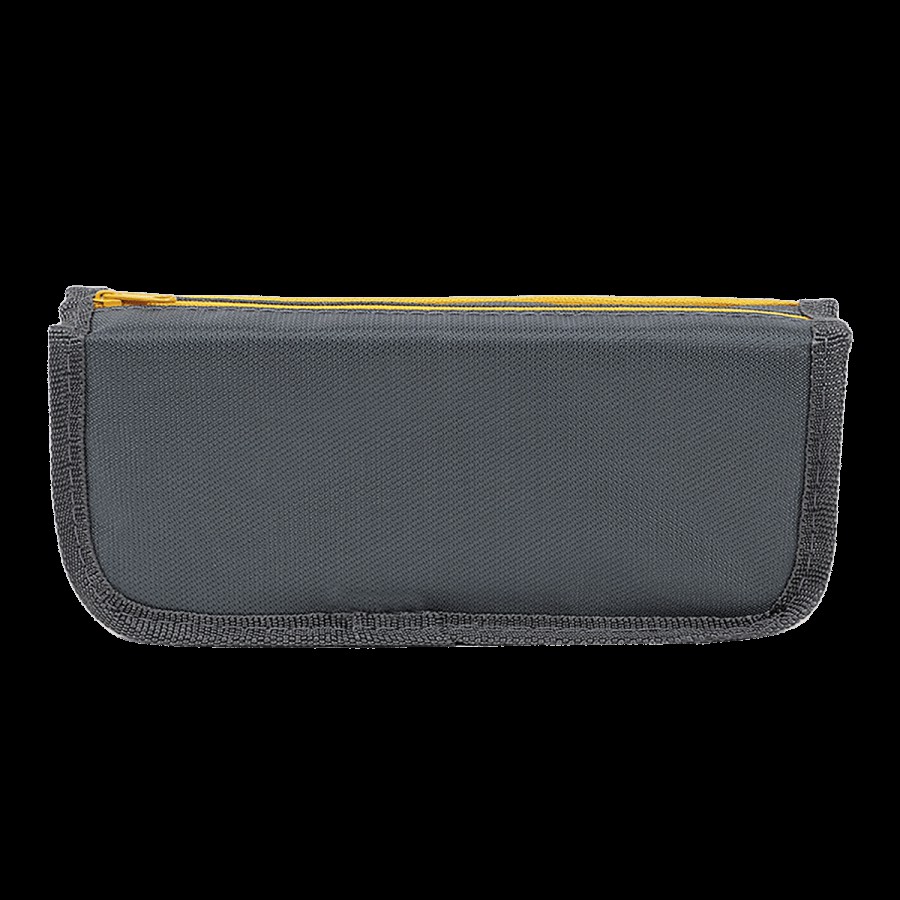 DP Printed Fabric Pencil Pouch - Yellow & Black