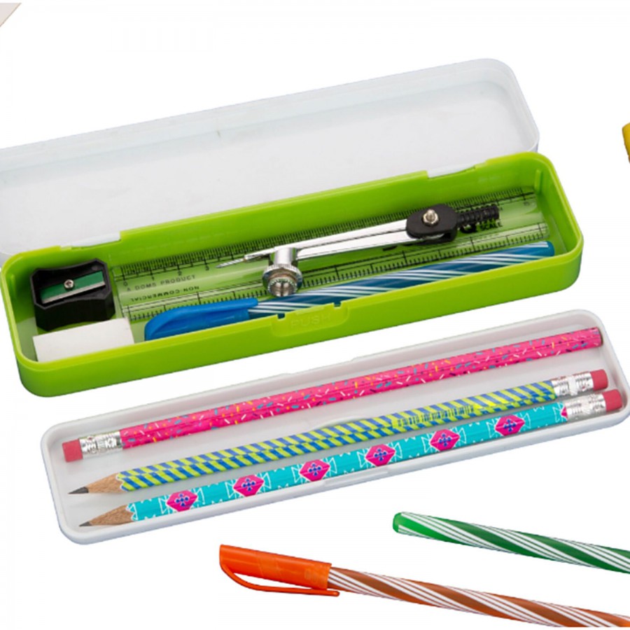 Hazel Active Plastic Pencil Box - Durable