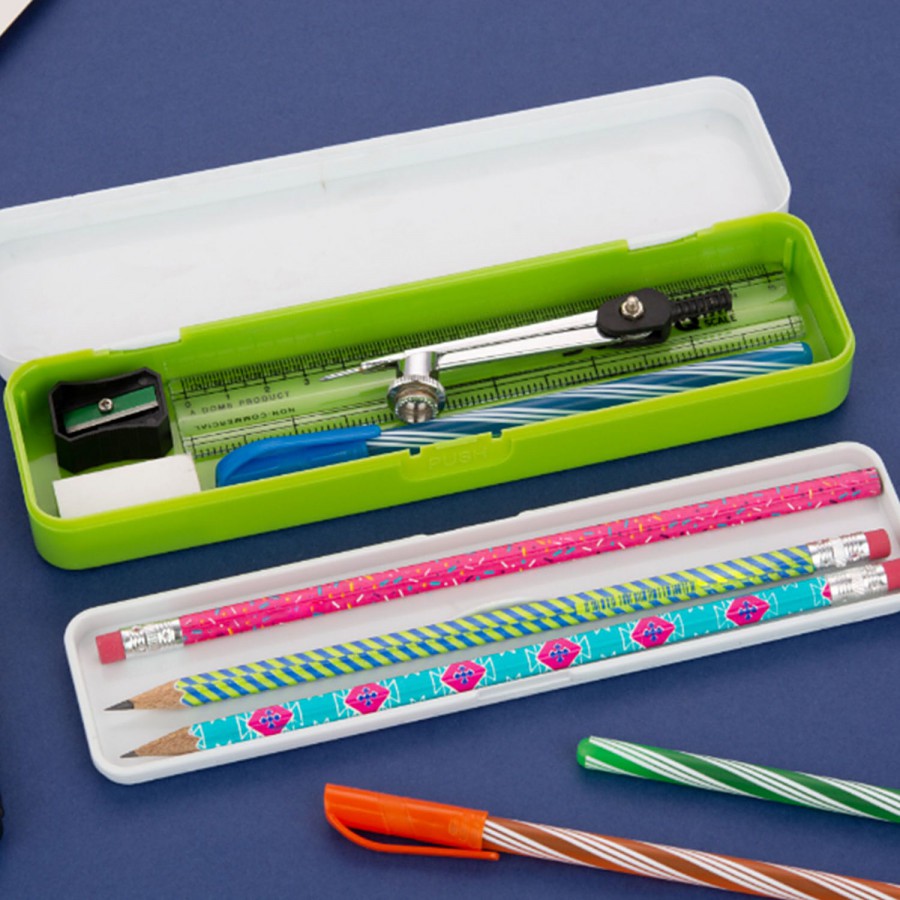 Hazel Active Plastic Pencil Box - Durable