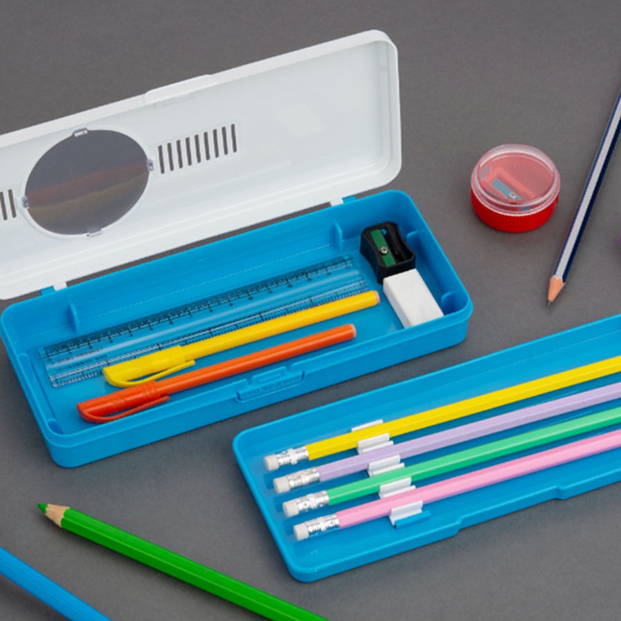 Hazel Creative Plastic Pencil Box - Durable