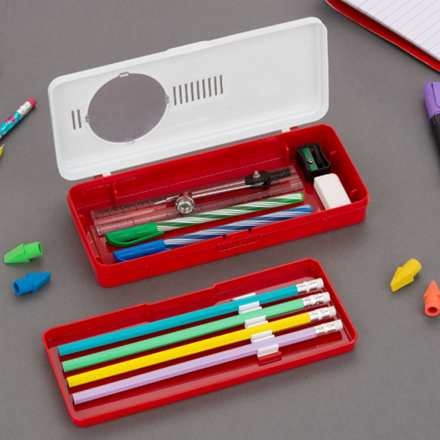 Hazel Creative Plastic Pencil Box - Durable