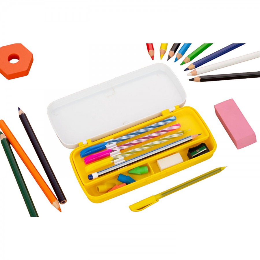 Hazel Perfect Plastic Pencil Box - Durable